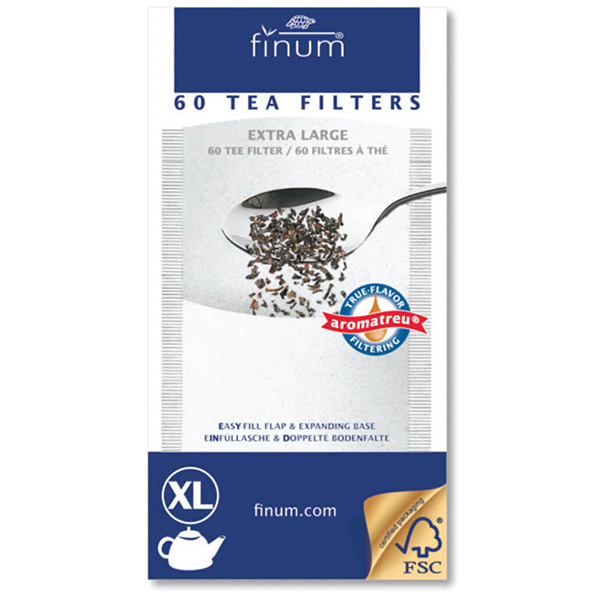 BAB-FIN-003 Finum Extra-Large Filter 60 Filters in a Box with Pleated Bottom